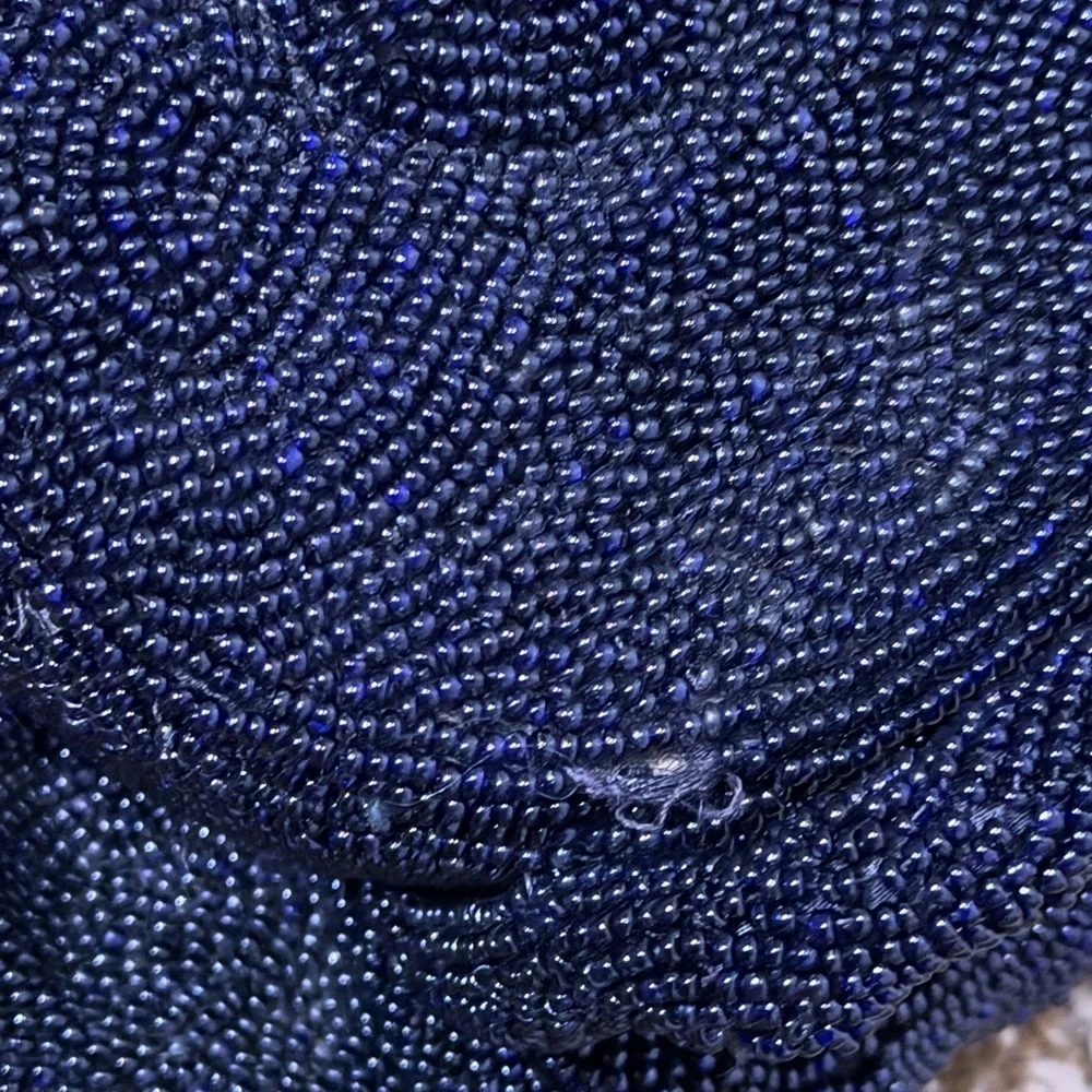 Vintage 40s Beaded Bag Charlet Paris New York - Picture 8 of 9